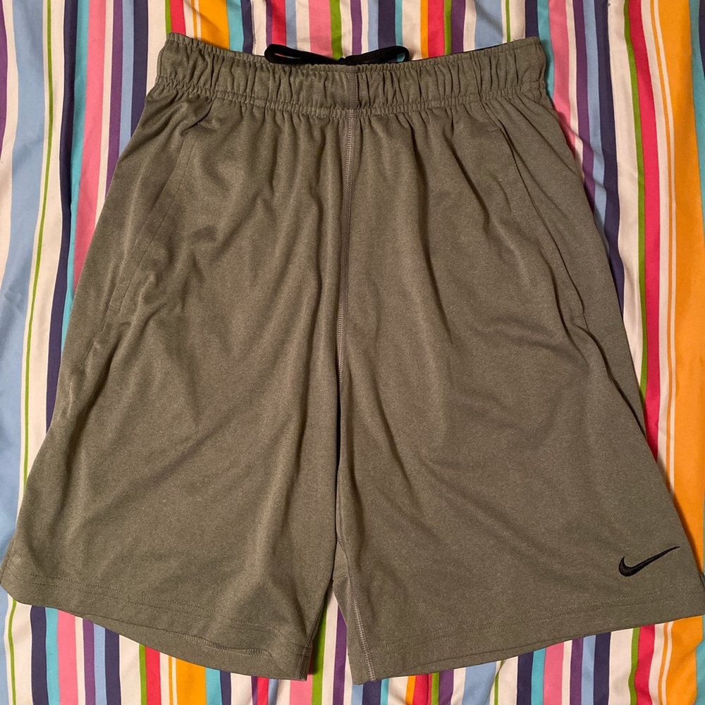 Mens Nike DriFit Grey Shorts